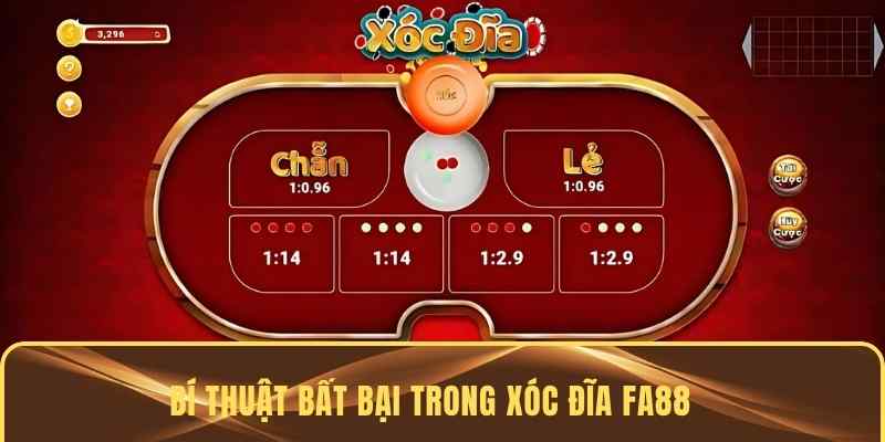 Thủ thuật chơi xóc đĩa bách chiến bách thắng