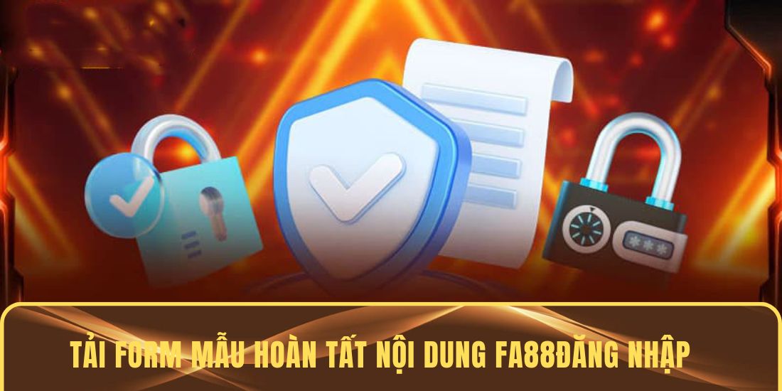Tải form mẫu hoàn tất nội dung FA88 đăng nhập